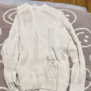 BDG Cream Knit Sweater